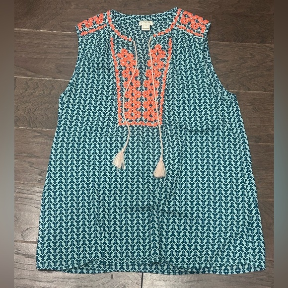 J CREW SLEEVELESS top. Size 4 - Picture 1 of 4
